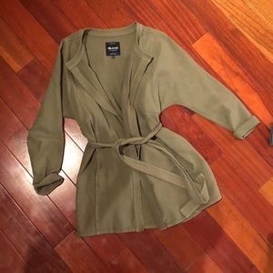 Casual Madewell Blazer Jacket Army Green